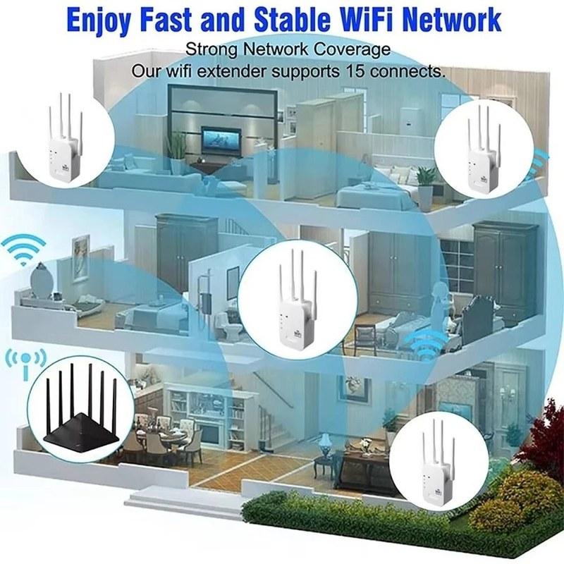 双频千兆无线中继器2.4G5G信号放大器
